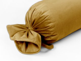Zamatový vankúš valec bonbon Velvet Prémium SVP-009 Horčicový - detail 1 - Biante.sk Zamatový vankúš valec bonbon Velvet Prémium SVP-009 Horčicový - detail 1 - Biante.sk