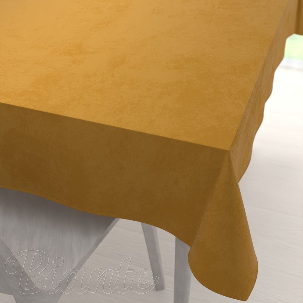Zamatový obdĺžnikový obrus Velvet Premium SVP-047 Horčicový - Biante.sk