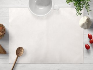Sametové prostírání na stůl Velvet Premium SVP-024 Krémově bílé - Biante.cz Sametové prostírání na stůl Velvet Premium SVP-024 Krémově bílé - Biante.cz