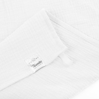 Mušelínová utěrka Nature MSN-079 Snehově bílá - sada 3 ks - detail 1 - Biante.cz