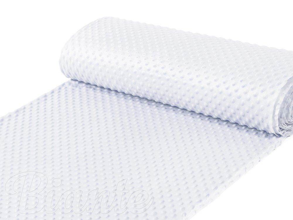 Dětská látka Minky 3D puntíky MKP-025 Světle šedá - šířka 150 cm - detail 2 - Biante.cz Dětská látka Minky 3D puntíky MKP-025 Světle šedá - šířka 150 cm - detail 2 - Biante.cz