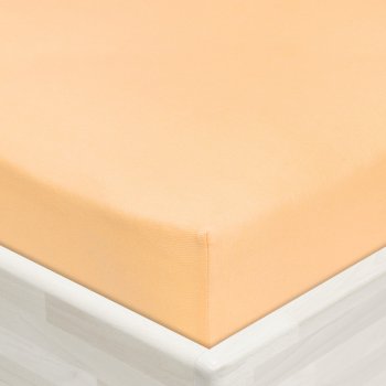 Detské jersey napínacie prestieradlo do postieľky JR-004 Marhuľové - detail 1 - Biante.sk