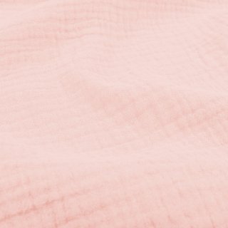 Mušelín dvojitá gázovina MSN-077 Bledo ružová - metráž šírka 140 cm - detail 1 - Biante.sk
