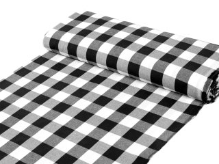 Bavlnená látka Olivia OL-004 Čierno-biela kocka velká - šírka 150 cm - detail 1 - Biante.sk Bavlnená látka Olivia OL-004 Čierno-biela kocka velká - šírka 150 cm - detail 1 - Biante.sk