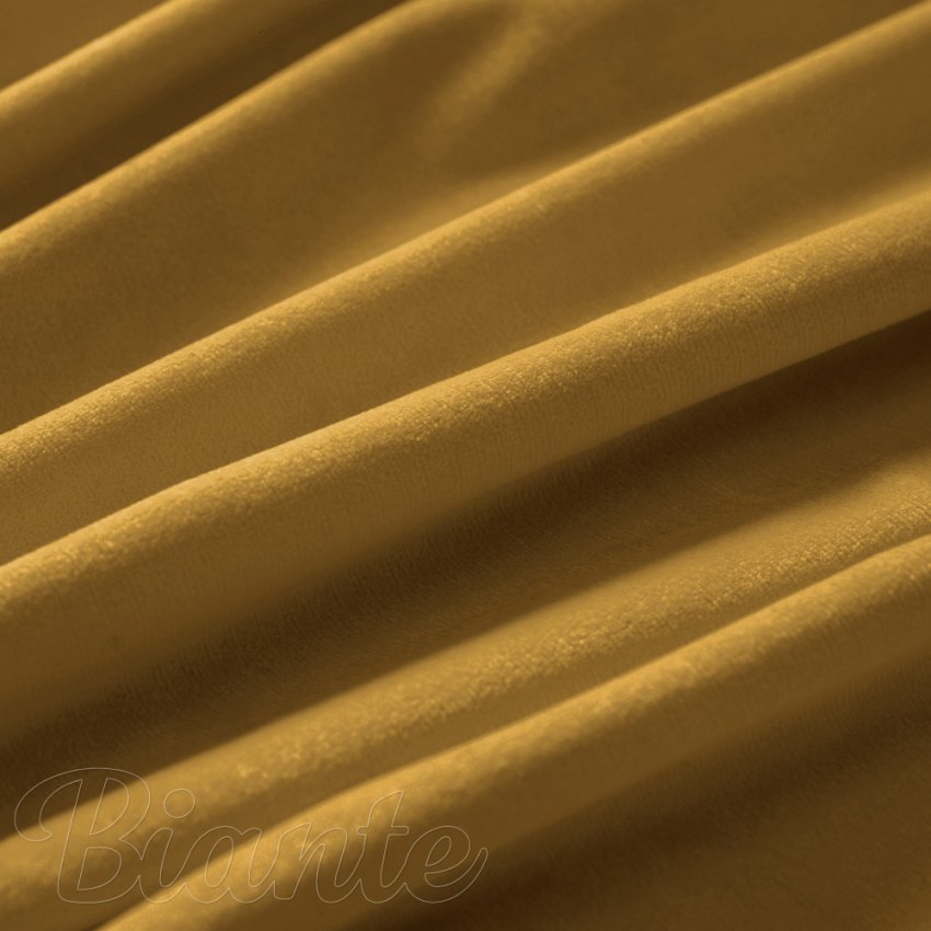 Sametová látka Velvet Premium SVP-009 Hořčicová - šířka 145 cm a 280 cm - detail 4 - Biante.cz