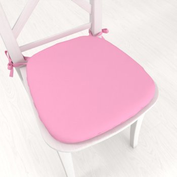 Oblý podsedák Rongo RG-094 Sytě růžový - 39x37x3 cm - Biante.cz Oblý podsedák Rongo RG-094 Sytě růžový - 39x37x3 cm - Biante.cz