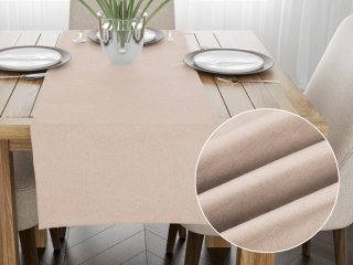 Běhoun na stůl/imitace broušené kůže Alcantara ALC-009 Béžový - Biante.cz Běhoun na stůl/imitace broušené kůže Alcantara ALC-009 Béžový - Biante.cz