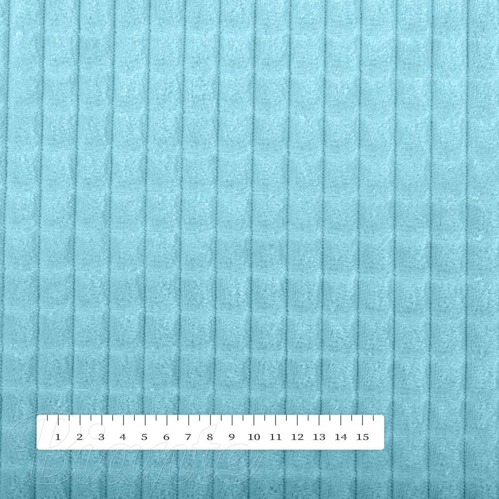 Látka Minky kostky MKK-006 Světle modrá - šířka 165 cm - detail 6 - Biante.cz