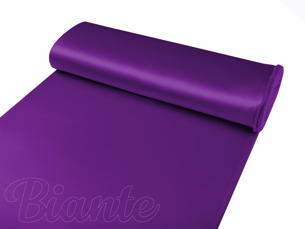 Látka polyesterový satén LUX-L044 Zářivě fialová - šířka 150 cm - detail 3 - Biante.cz Látka polyesterový satén LUX-L044 Zářivě fialová - šířka 150 cm - detail 3 - Biante.cz