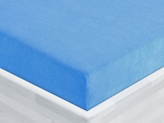 Froté napínací prostěradlo FR-015 Světle modré - Biante.cz Froté napínací prostěradlo FR-015 Světle modré - Biante.cz