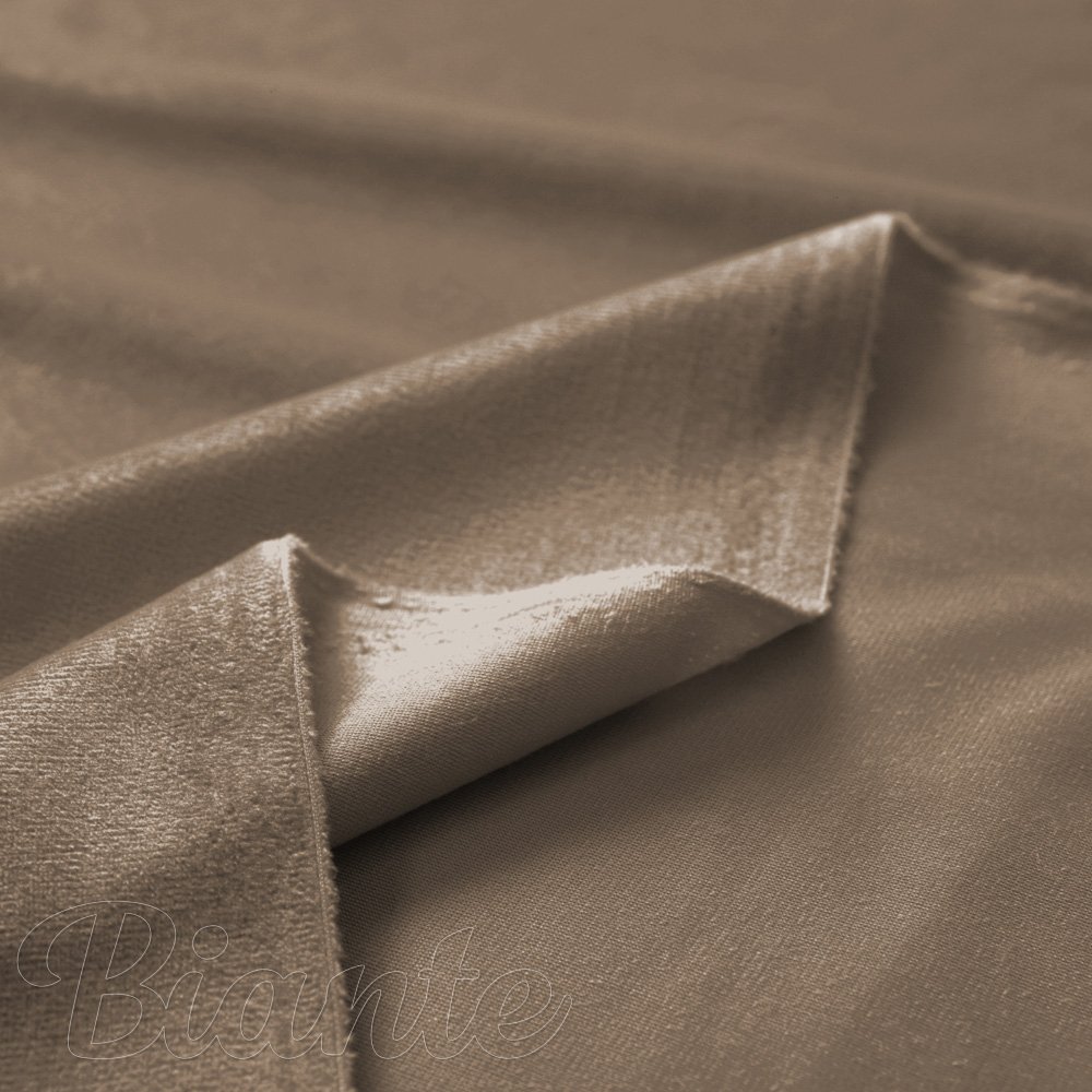 Zamatová látka Velvet Prémium SVP-034 Kávovo hnedá - šírka 280 cm - detail 5 - Biante.sk