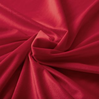 Sametová látka Velvet Premium SVP-049 Jahodově červená - šířka 145 cm