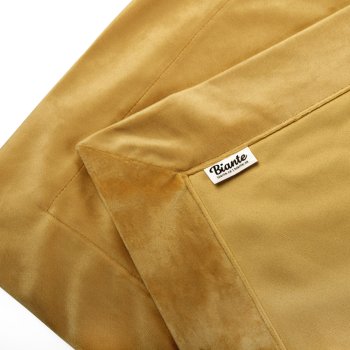 Sametový přehoz/běhoun na postel Velvet Premium SVP-009 Hořčicový - detail 1 - Biante.cz