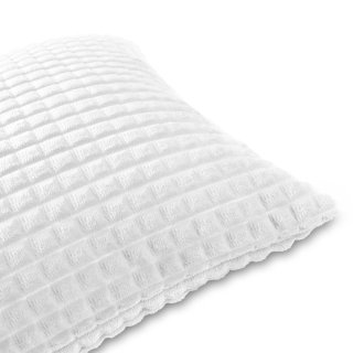 Dekoračná obliečka na vankúš Minky kocky MKK-007 Biela - detail 1 - Biante.sk Dekoračná obliečka na vankúš Minky kocky MKK-007 Biela - detail 1 - Biante.sk