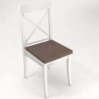 Čtvercový podsedák BKR-504 Hnědý - 38x38x3 cm - detail 1 - Biante.cz