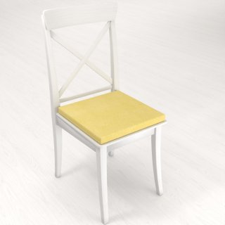 Čtvercový podsedák BKW-209 Žlutozelený žíhaný - 38x38x3 cm - detail 1 - Biante.cz