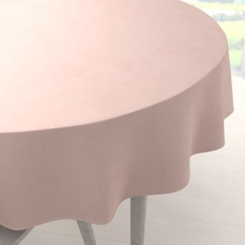 Sametový kulatý ubrus Velvet Premium SVP-043 Pudrově růžový - Biante.cz