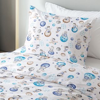 Dětské bavlněné ložní povlečení Sandra SA-644 Malý modrý princ na bílém - detail 1 - Biante.cz Dětské bavlněné ložní povlečení Sandra SA-644 Malý modrý princ na bílém - detail 1 - Biante.cz