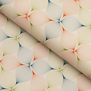 PVC ubrus Červeno-modro-zelené designové květy na béžovém PV-183 - metráž š. 140 cm - Biante.cz PVC ubrus Červeno-modro-zelené designové květy na béžovém PV-183 - metráž š. 140 cm - Biante.cz