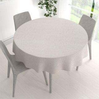 Dekorační kulatý ubrus BKW-205 Režný žíhaný - detail 1 - Biante.cz Dekorační kulatý ubrus BKW-205 Režný žíhaný - detail 1 - Biante.cz