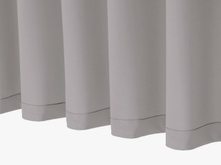 Dekorační závěs na míru Rongo RG-101 Světle šedý - detail 1 - Biante.cz