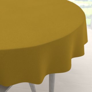 Dekorační kulatý ubrus BKU-102 Okrový - Biante.cz