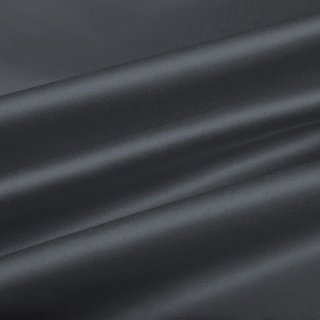 Látka polyesterový satén LUX-049 Antracitově šedá - šířka 150 cm