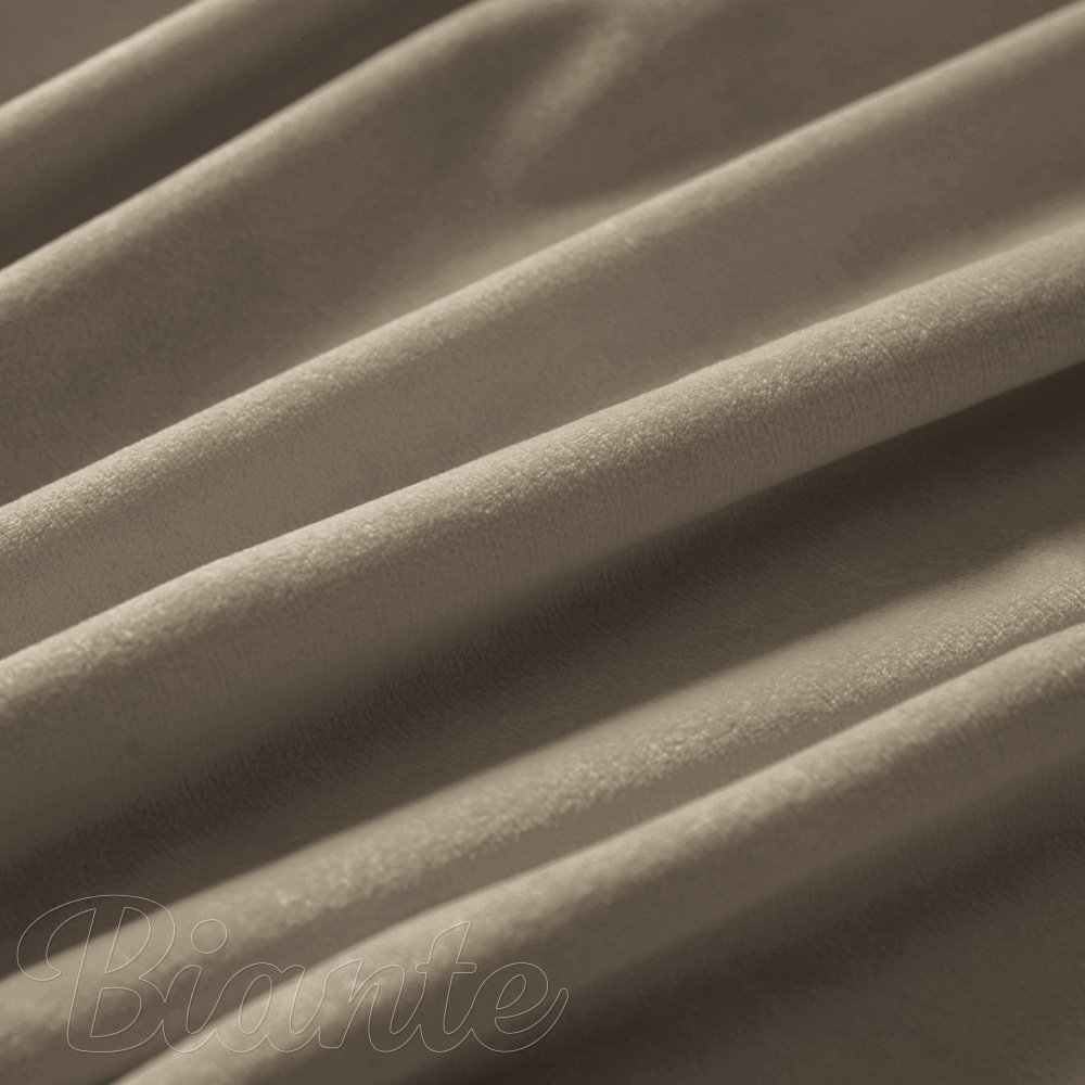 Sametová látka Velvet Premium SVP-030 Šedobéžová - šířka 145 cm - detail 4 - Biante.cz