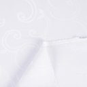 Teflonová látka na ubrusy TF-100 Bílé ornamenty s lístky - šířka 155 cm - detail 5 - Biante.cz
