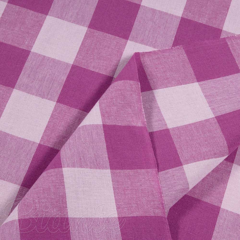 Bavlněná látka Olivia OL-021 Fialová kostka velká - šířka 150 cm - detail 3 - Biante.cz