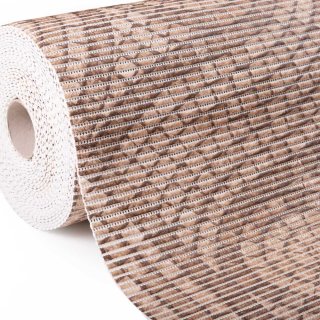 Kúpeľňová penová rohož / predložka PRO-003 Hnedá mozaika - metráž šírka 65 cm - Biante.sk