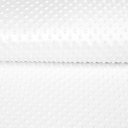 Dětská látka Minky TOP 3D puntíky MKP-059 Bílá - šířka 165 cm - detail 4 - Biante.cz