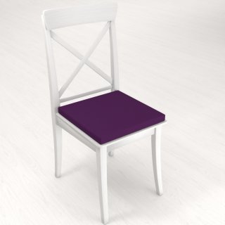 Čtvercový podsedák Rongo RG-064 Tmavě fialový - 38x38x3 cm - detail 1 - Biante.cz
