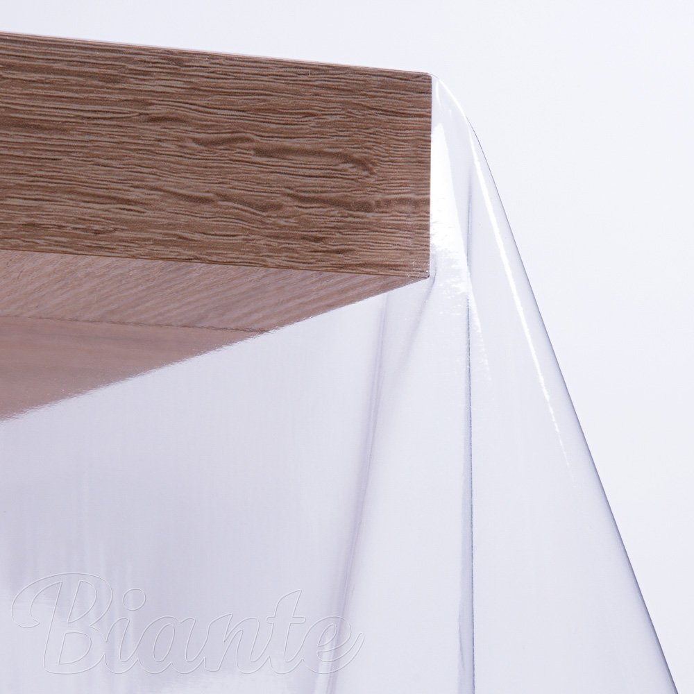 Průhledný PVC ubrus hladký bez vzoru tl. 0,20 mm PV-159 - metráž š. 140 cm - detail 1 - Biante.cz