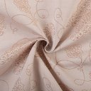Teflonová látka na ubrusy TF-129 Hnědé květované ornamenty na šedobéžovém - šířka 180 cm - detail 3 - Biante.cz