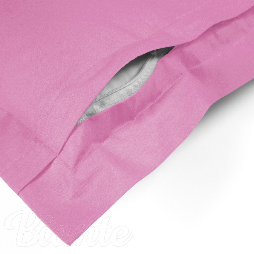 Bavlnená obliečka na vankúš s lemom Moni MO-068 Sýto ružová - detail 1 - Biante.sk