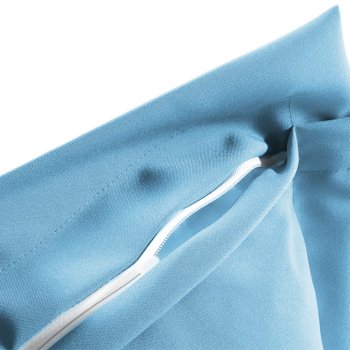 Dekorační povlak na polštář s lemem Rongo RG-100 Světle modrý - detail 1 - Biante.cz