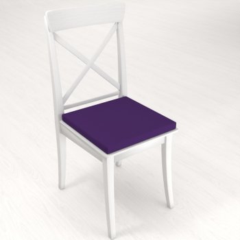 Čtvercový podsedák Rongo RG-082 Tmavě fialový - 38x38x3 cm - detail 1 - Biante.cz Čtvercový podsedák Rongo RG-082 Tmavě fialový - 38x38x3 cm - detail 1 - Biante.cz