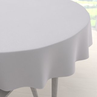 Velký dekorační kulatý ubrus BKS-408 Studená světle šedá - Biante.cz