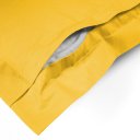 Bavlnená obliečka na vankúš s lemom Moni MO-069 Žltá - detail 1 - Biante.sk