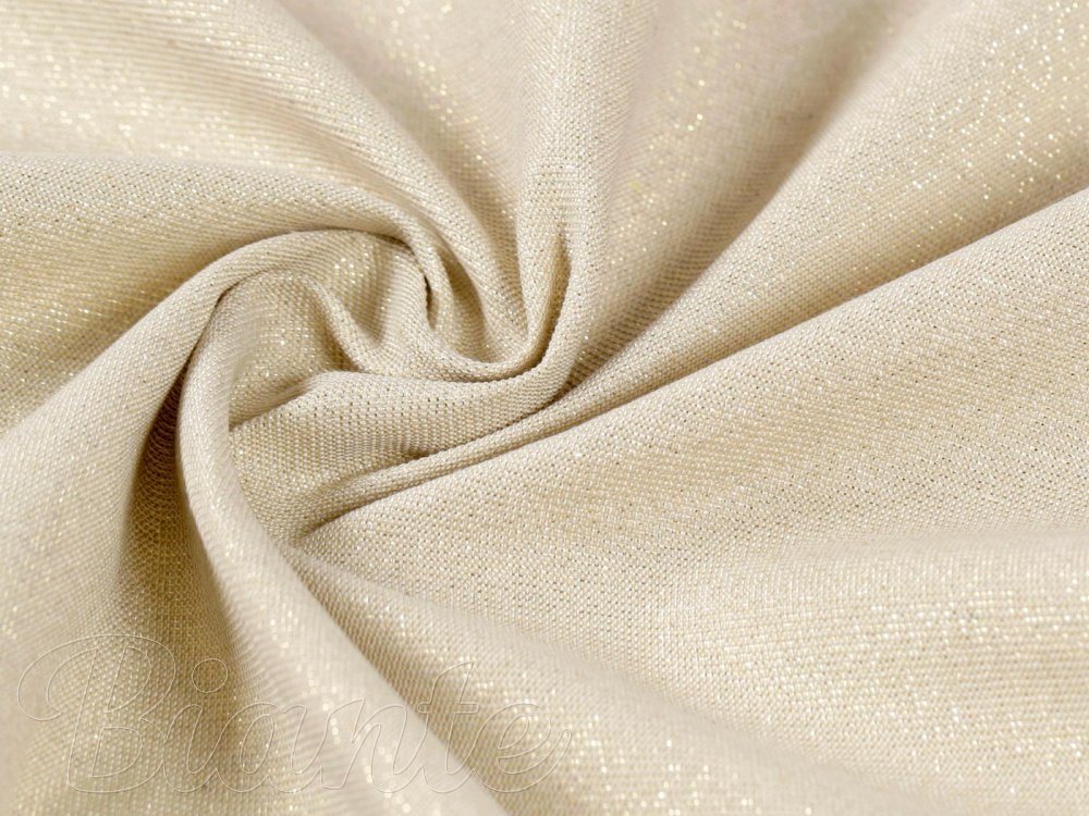 Vánoční dekorační jednobarevná látka Leona LN-068 Zlatá třpytivá - šířka 140 cm - detail 6 - Biante.cz Vánoční dekorační jednobarevná látka Leona LN-068 Zlatá třpytivá - šířka 140 cm - detail 6 - Biante.cz