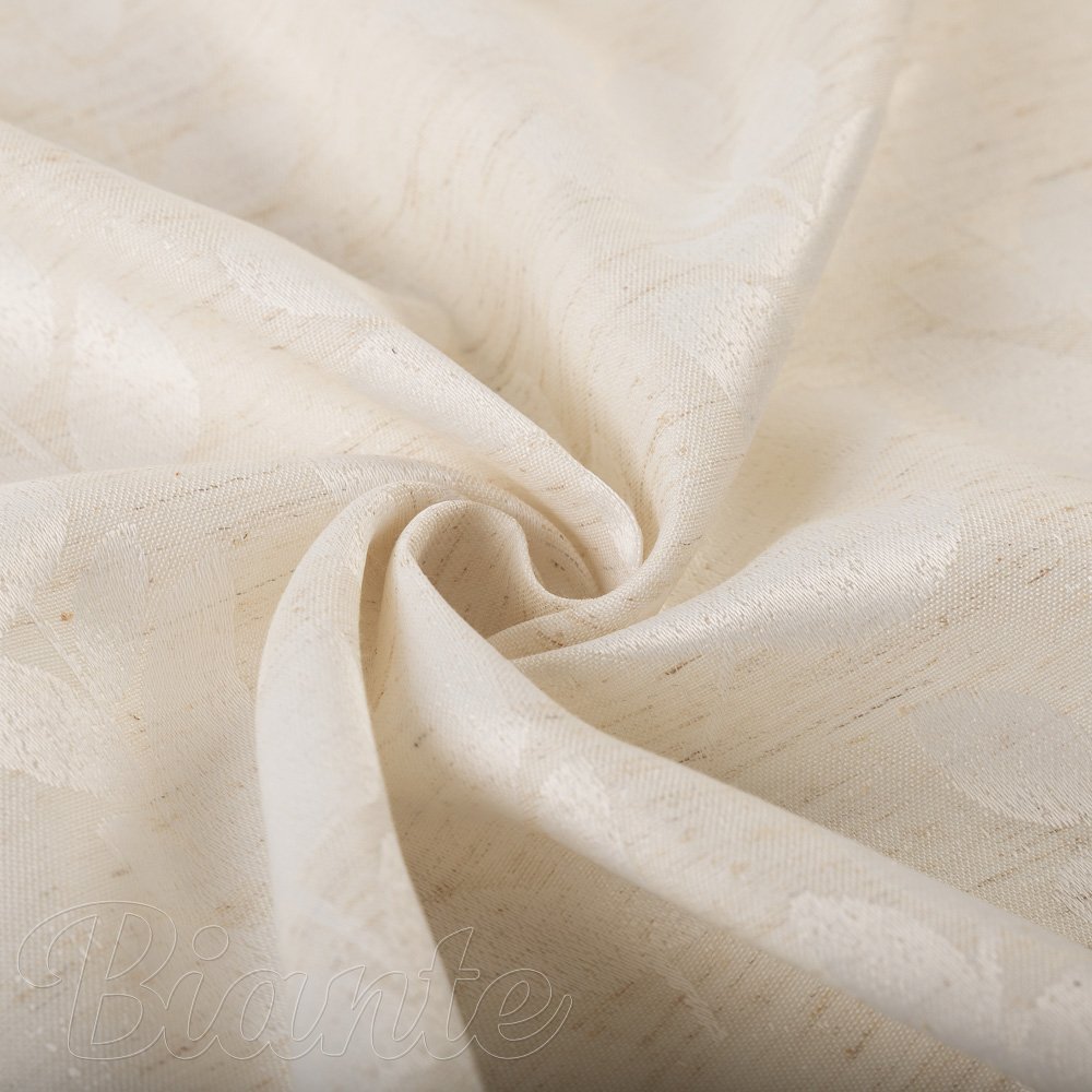 Teflonová látka na ubrusy TF-130 Akátové listy na režném - šířka 160 cm - detail 4 - Biante.cz