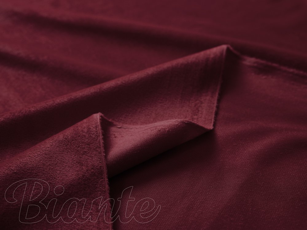 Sametová látka Velvet Premium SVP-010 Tmavě vínová - šířka 145 cm a 280 cm - detail 5 - Biante.cz Sametová látka Velvet Premium SVP-010 Tmavě vínová - šířka 145 cm a 280 cm - detail 5 - Biante.cz