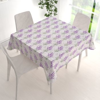 Dekorační čtvercový ubrus PML-033 Provence levandule - detail 1 - Biante.cz