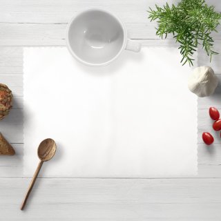 Teflonové prostírání na stůl TF-027 Bílé bez vzoru - 30x40 cm - SKLADEM - Biante.cz Teflonové prostírání na stůl TF-027 Bílé bez vzoru - 30x40 cm - SKLADEM - Biante.cz