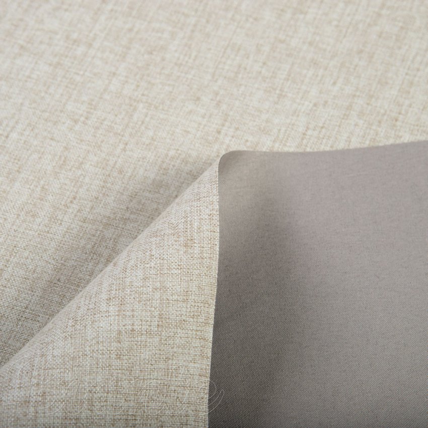 100% zatemňovacia látka Blackout BKW-207 Piesková žíhaná - šírka 140 cm - detail 5 - Biante.sk