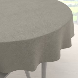 Kulatý ubrus/imitace broušené kůže Alcantara ALC-014 Světle šedý - Biante.cz Kulatý ubrus/imitace broušené kůže Alcantara ALC-014 Světle šedý - Biante.cz