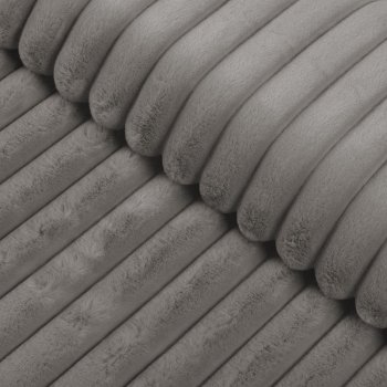 Plyš/umělá kožešina PL-008 Šedá - šířka 150 cm - Biante.cz