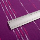 Bavlnená látka Olivia OL-002 Pásiky na fialovom - šírka 150 cm - detail 3 - Biante.sk