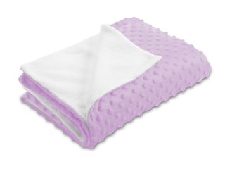 Detská obojstranná deka Minky bodky/Polar MKP-002 Fialová lila - Biante.sk Detská obojstranná deka Minky bodky/Polar MKP-002 Fialová lila - Biante.sk